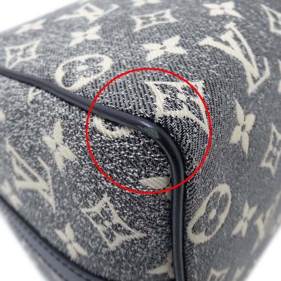 Louis Vuitton Monogram Jacquard Denim Women's Speedy Bandouliere Bag, Size 25... - Picture 10 of 14